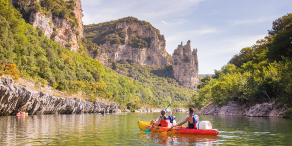 Canoeing the Ardèche Gorges - 24km