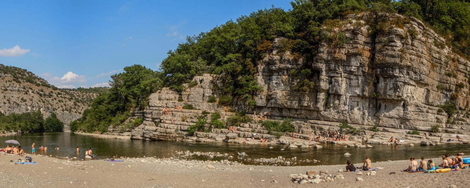 Mazet plage en Ardèche